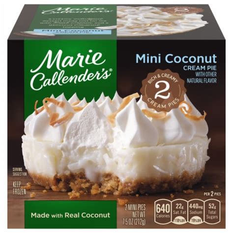 Marie Callender S Mini Coconut Cream Pies Ct Oz Pay Less