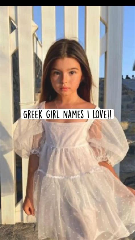 Greek Girl Names I Love In 2022 Baby Girl Names Greek Girl Names