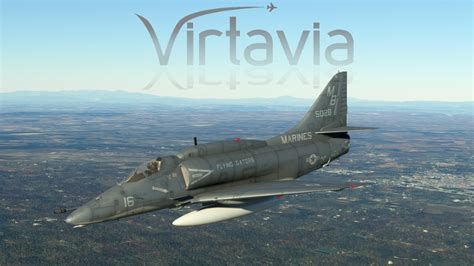 Virtavia A 4 Skyhawk Vma 142 Usmc For Microsoft Flight Simulator Msfs