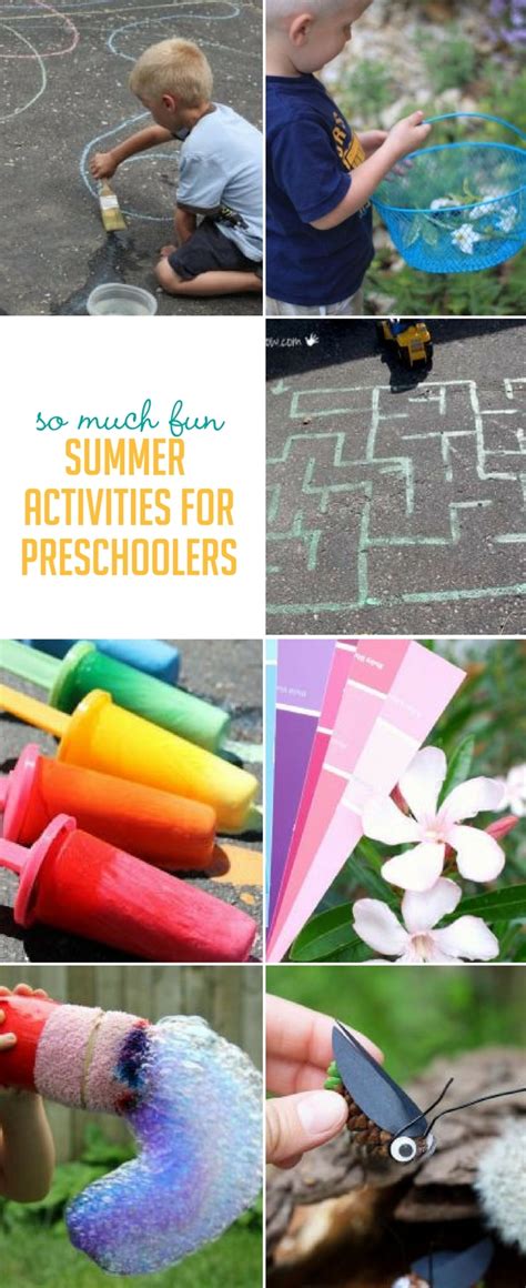 So Much Fun Summer Activities For Preschoolers Hands On As We Grow