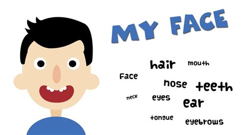 Partes De La Cara En Inglés Para Ninos Parts Of The Face