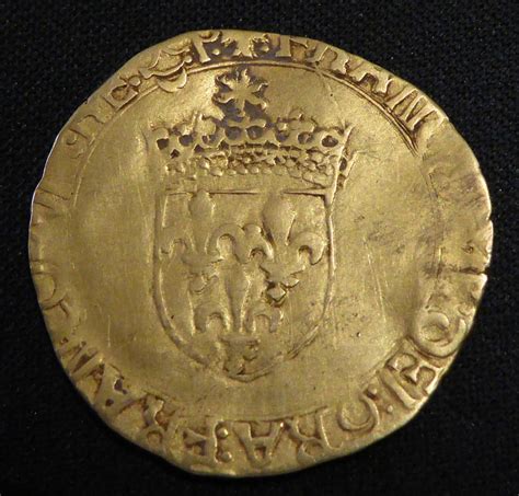 Francis I Hammered Gold Ecu D Or Au Soleil 1515 1547 French Coins