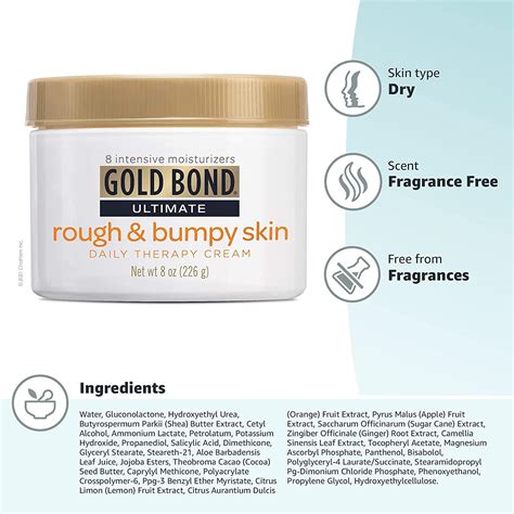 Gold Bond Ultimate Rough And Bumpy Daily Skin Therapy 8 Ounce Helps