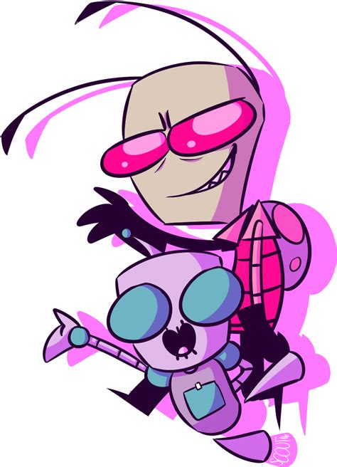 download art by scoutkln on tumblr invader zim characters body human gir invader zim png