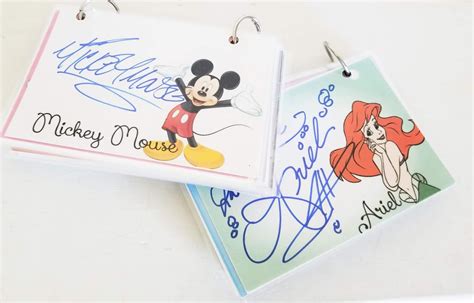 Diy Disney Autograph Book And Printables Sew Simple Home