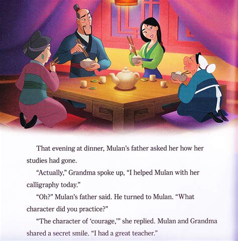 Walt Disney Book Scans Mulan Khan To The Rescue English Version