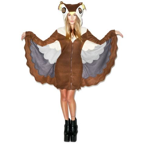 Sexy Owl Costume 91 Cad Liked On Polyvore Featuring Costumes Leg