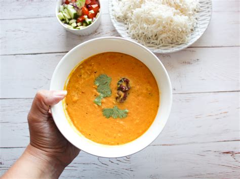 Dal Chawal Simple Lentil Curry And Basmati Rice