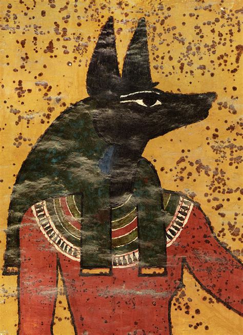 Anubis Tomb Of Tutankhamun Painting By Egyptian History