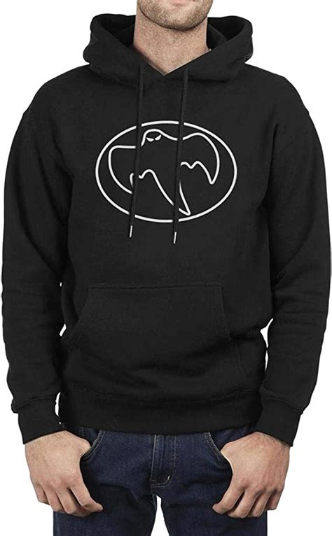 Hursuee Mens Sweatshirts Fleece Koenigsegg Ghost Logo Sticker Hoodies Comfortable Hoodie