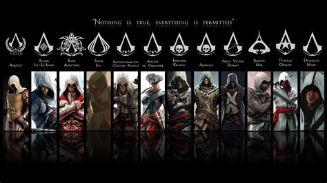 All Assassins So Far Assassin S Creed Wallpaper Assassins Creed
