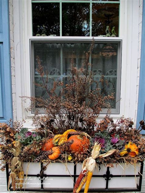 87 Cheap And Easy Fall Window Boxes Ideas Fall Window Boxes Fall