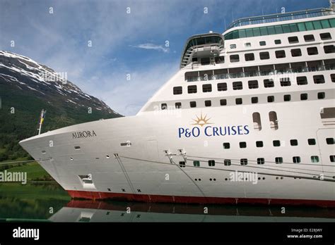 Pando Cruise Ship Aurora Stock Photo Alamy