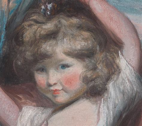 Daniel Gardner 18th Century Pastel Portrait Of Lady Augusta Corbett