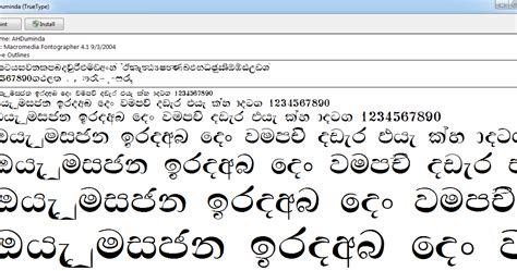 Sinhala Fonts For Windows Images And Photos Finder