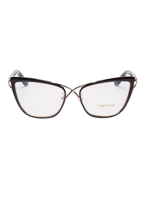 Tom Ford Black Crossover Cat Eye Optical Glasses On Vein Glasses Optical