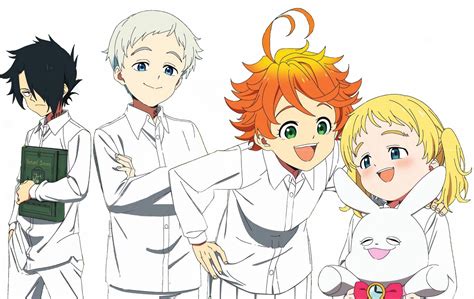 Anime Emma Ray Norman And Conny Rthepromisedneverland