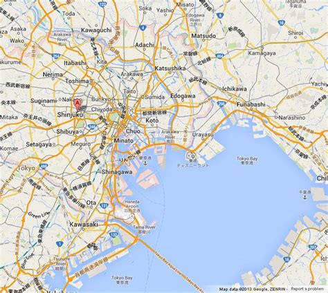 Mapa De Tokyo