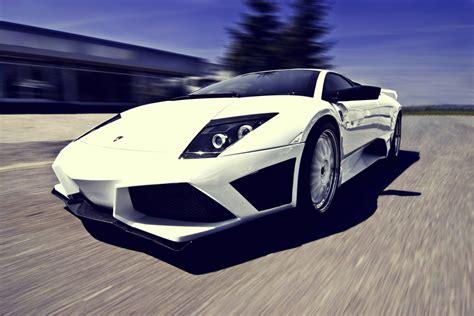 Online Crop White Lamborghini Mucielago Coupe Lamborghini Car