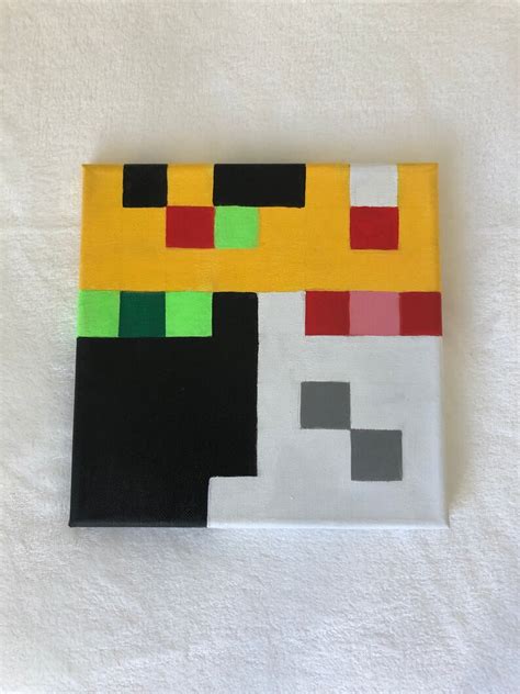 Ranboo Minecraft Dream Smp Canvas Painting 8x8 Etsy