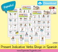 SuperateJugando Com Audio Present Indicative Verbs In Spanish