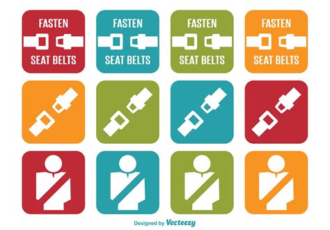 Safety Belt Icon Vector Art Icons And Graphics For Free Download