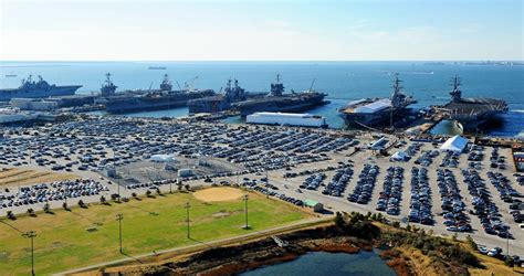 The Worlds Largest Naval Station Is Packed Tight For Christmas