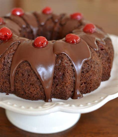 Chocolate Cake Mix With Cherry Pie Filling Bundt Cake The Cake Boutique
