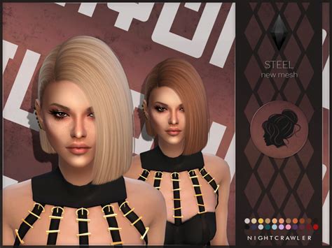 Steel Hair By Nightcrawler At Tsr Sims 4 Updates