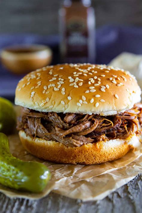 If you plan to make linguine with beef and onions, reserve eight ounces of sliced cooked brisket; Slow Cooker Beef Brisket Sandwich Recipe - Simply Home Cooked