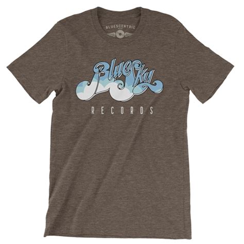 Blue Sky Records T Shirt Lightweight Vintage Style