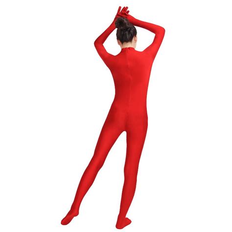 2018 Ensnovo Black Spandex Zentai Full Body Skin Tight Jumpsuit Unisex Zentai Suit Bodysuit