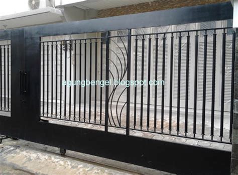 Pagar pintu besi tempa gerbang minimalis klasik mewah sederhana modern. Bengkel Agung Semarang: Pagar Besi - Pintu Gerbang