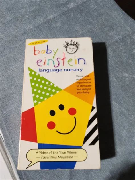 Baby Einstein Language Nursery Vhs 2002 549 Picclick