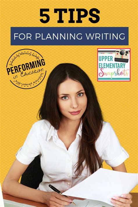 5 Tips For Planning Writing Upper Elementary Snapshots
