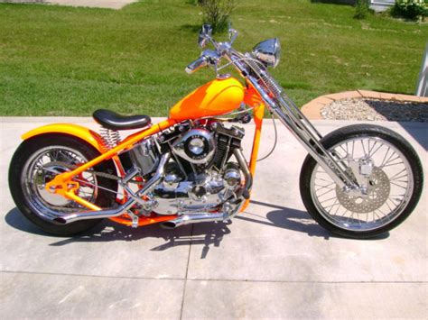 Custom Harley Davidson Ironhead Chopper No Reserve