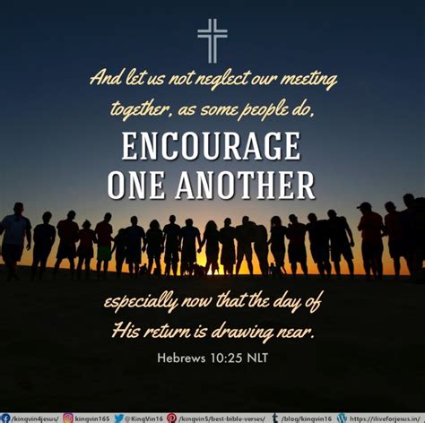 Encourage One Another I Live For Jesus