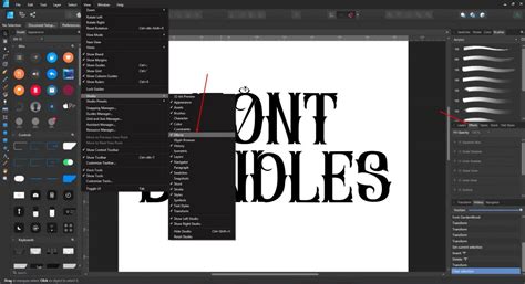 Use Text Layer Effects In Affinity Designer Design Bundles