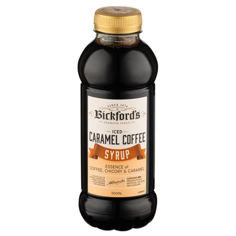 Bickfords Iced Caramel Coffee Syrup 500ml Sippify Sippify
