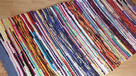 Handmade colourful cotton rug Rag Retro Size 200 * 92 cm by Handgraft on Etsy