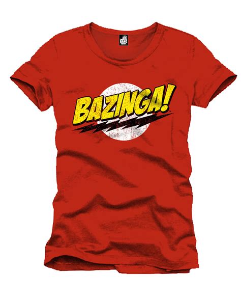The Big Bang Theory Bazinga T Shirt As Licensed Products Of Funny Tv