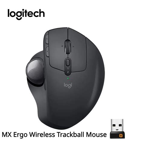 Logitech Rat N Inal Mbrico Mx Ergo Trackball Control De Movimiento