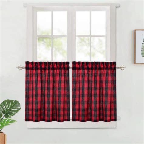 Red Country Kitchen Curtains Curtains And Drapes