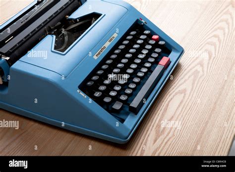 Side View Of The Type Writer Stock Photo Alamy