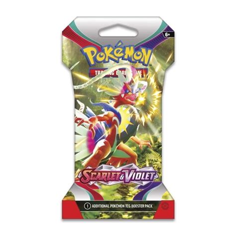 Pokémon Tcg Scarlet And Violet Sleeved Booster Pack 10 Cards Pokémon