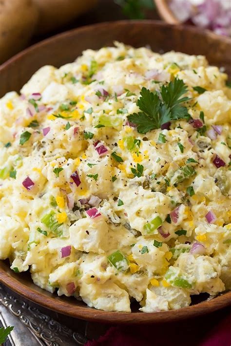 This might be the most american recipe on my site. Classic Creamy Potato Salad - Cooking Classy