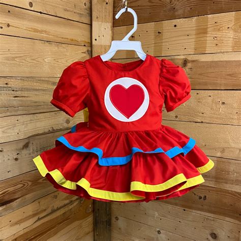 Baby Costume Inspired In Plim Plim Red Baby Dress Baby Etsy