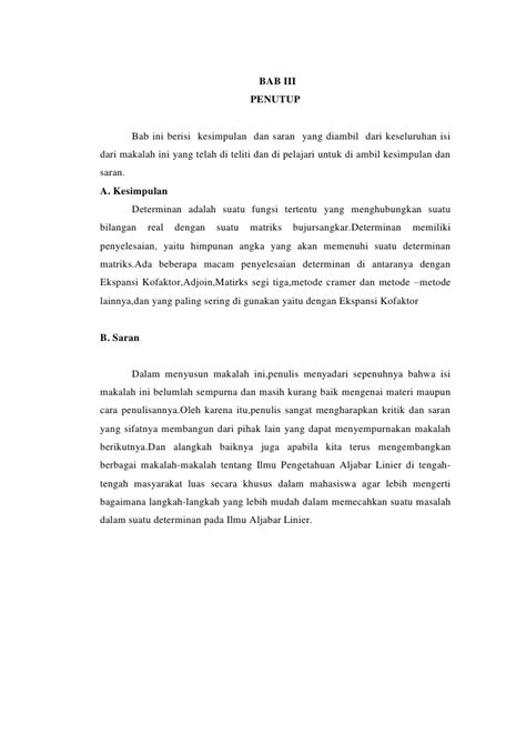 Jadi dari penjelasan diatas setidaknya dapat ditarik kesimpulan bahwa contoh proposal bukan hanya digunakan untuk tujuan. Contoh Kesimpulan Proposal - Contoh Cover Makalah ...