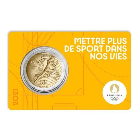 5 Monedas X Francia 2 Euros 2021 Olimpiada De Paris 2024 2ª