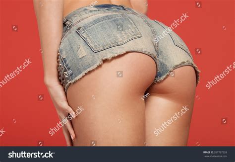Sexy Woman Body Jeans Shorts Stock Photo 357767528 Shutterstock